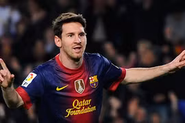 Messi đi vào lịch sử với 400 trận trong màu áo Barca ở tuổi 26 