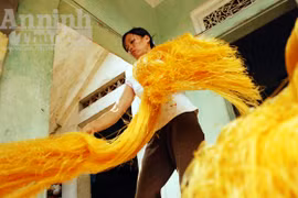 Óng vàng làng cổ Cự Đà vào vụ miến
