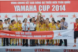 U13 SLNA bảo vệ thành công ngôi vô địch