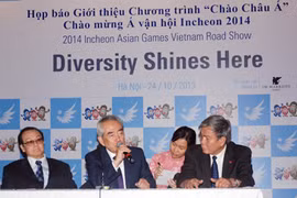 Nhóm nhạc đình đám Hàn Quốc - JYJ tới Hà Nội quảng bá ASIAD 2014