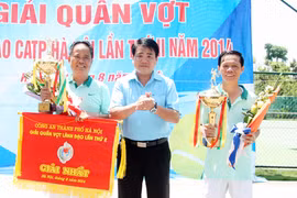 Dư âm đẹp giải Quần vợt Lãnh đạo CATP Hà Nội 2014