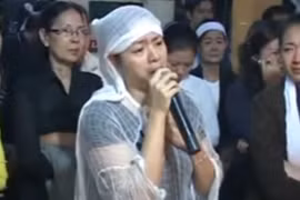 Nghẹn ngào vợ hát "Tìm lại giấc mơ" tặng chồng đã khuất