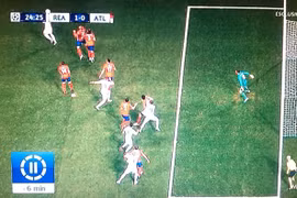 Ramos ghi bàn thắng trong tình huống việt vị