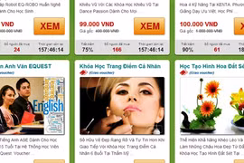 Tù mù “chợ giáo dục” online
