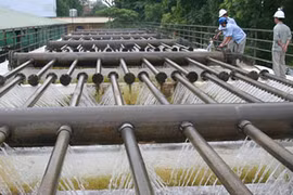 98% người dân nội thành được sử dụng nước sạch