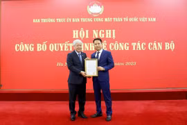 Ông Trương Thành Trung được bổ nhiệm giữ chức Tổng Biên tập Tạp chí Mặt trận