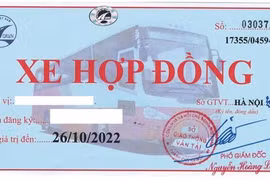 11 doanh nghiệp xe hợp đồng bị dừng cấp, đổi phù hiệu