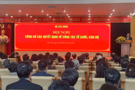 Bộ Xây dựng bổ nhiệm một loạt lãnh đạo các Cục, vụ sau hợp nhất