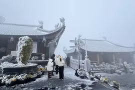 Thời tiết ngày 29 Tết: Bắc bộ rét đậm, băng tuyết có thể rơi trên vùng núi cao