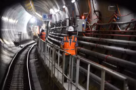 Robot đào hầm số 1 metro Nhổn- Ga Hà Nội đã gần đến ga Văn Miếu