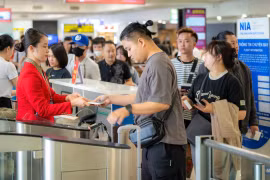 An ninh tăng cường cấp độ 1 tại sân bay quốc tế Nội Bài dịp nghỉ lễ 30-4