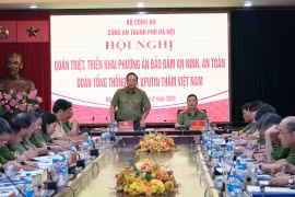 Đảm bảo tuyệt đối an ninh, an toàn Đoàn Tổng thống Liên bang Nga Vladimir Putin thăm cấp Nhà nước tới Việt Nam