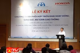 Phối hợp tăng cường đảm bảo trật tự an toàn giao thông trong trường học