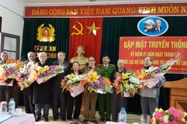 Gặp mặt, chúc thọ các cán bộ Công an hưu trí qua các thời kỳ
