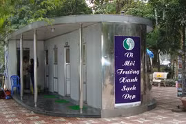 Sớm hoàn thiện mẫu thiết kế để lắp đặt 1.000 nhà vệ sinh công cộng tại Hà Nội