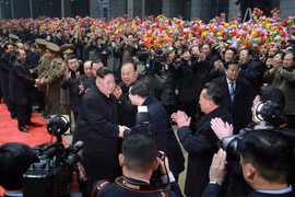 Chủ tịch Triều Tiên Kim Jong-un về đến Bình Nhưỡng