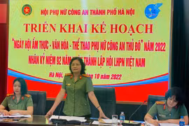 Ngày hội ẩm thực- văn hóa- thể thao Phụ nữ Công an Thủ đô năm 2022