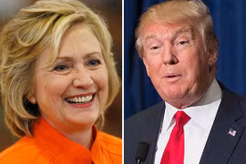 Bầu cử Mỹ: Ông Trump vươn lên dẫn trước bà Clinton