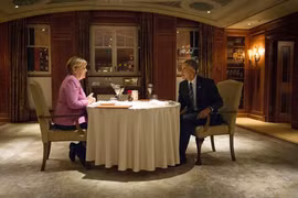 Tổng thống Obama "chia tay" người bạn lớn Merkel