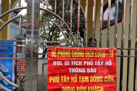 Những hình ảnh phòng chống dịch Covid-19 tại quận Tây Hồ