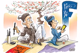 Nhớ Tết thời chưa có "số"