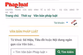 Ra mắt Cổng tra cứu Văn bản pháp luật trên chuyên trang Pháp luật và Xã hội