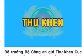 Bộ trưởng Bộ Công an gửi Thư khen Cục Cảnh sát hình sự phá chuyên án đưa, môi giới và nhận hối lộ