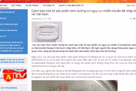 Cảnh báo lô sản phẩm dinh dưỡng trẻ em của Abbott có nguy cơ nhiễm khuẩn
