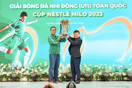 50 đội tranh tài giải bóng đá nhi đồng toàn quốc 2023