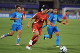 Bóng đá Triều Tiên toàn thắng, chưa thủng lưới tại ASIAD 19