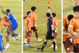 Hậu vệ trẻ HAGL nhận thẻ đỏ đúng phút V-League hạ màn