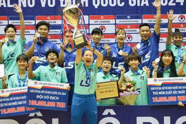 Thái Sơn Nam TP.HCM thâu tóm loạt danh hiệu giải futsal nữ quốc gia 2024