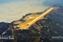 Trung Quốc xây dựng sân bay trên đỉnh núi cao 677m ở Quảng Tây