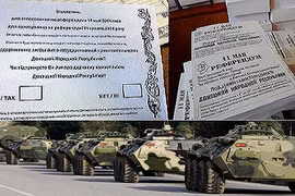 Kiev nổ súng vào Slavyansk ngay trước giờ trưng cầu dân ý