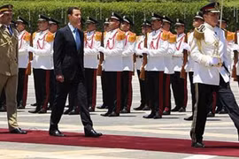 Tổng thống Syria tuyên thệ nhậm chức nhiệm kỳ thứ 3