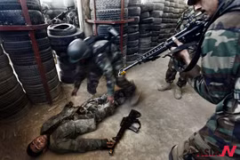 Biệt kích Afghanistan tập trận ngay tại thủ đô Kabul