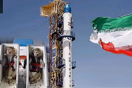 Iran đưa thành công chú khỉ thứ 2 lên vũ trụ