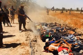 ISIS tuyên bố đã hành hình 1.700 lính Iraq
