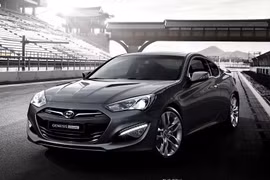 Genesis Coupe 2013 bị paparazzi "tóm" trước Detriot Auto Show