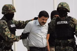 Trùm ma tuý lớn nhất thế giới Joaquin Guzman bị bắt giữ