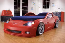 "Ngất ngây" với "giường xe đua" Corvette cực độc
