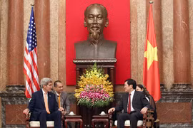 Hình ảnh những hoạt động đầu tiên của Ngoại trưởng Mỹ tại Hà Nội