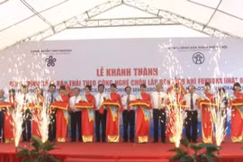 Hà Nội khánh thành công trình xử lý rác thải ở Sơn Tây