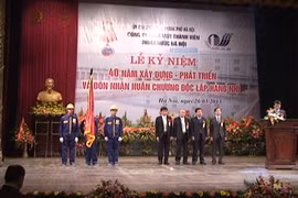 Công ty Thoát nước Hà Nội đón nhận Huân chương Độc lập hạng Nhì