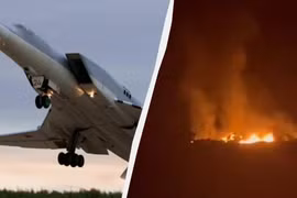 Máy bay ném bom Tu-22M3 rơi ở khu vực Irkutsk