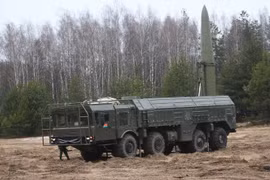 Nga tuyên bố đã chuyển giao đầu đạn hạt nhân cho tên lửa Iskander-M Belarus