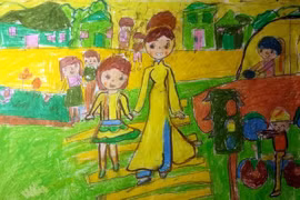 Hội thi vẽ tranh “Em yêu Hà Nội”
