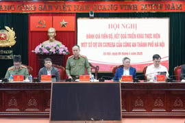 Công an TP Hà Nội đánh giá tiến độ, kết quả triển khai thực hiện một số dự án camera