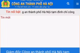 Giám đốc Công an thành phố Hà Nội tạm đình chỉ công tác đối với 2 cán bộ, chiến sỹ 