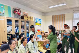 Hoạt động nghĩa tình của Công an phường Kiến Hưng 
